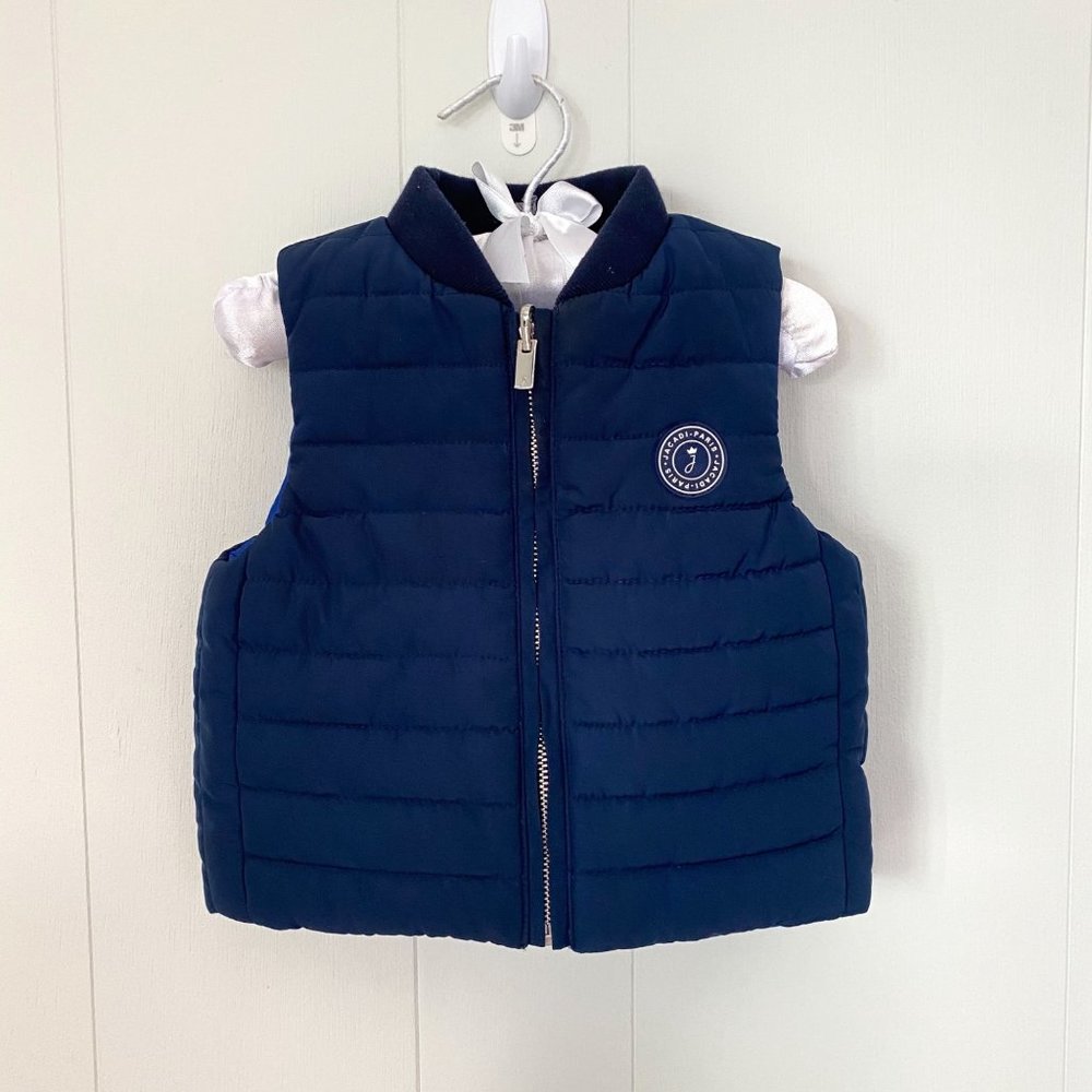 Jacadi Paris Sleeveless Reversible Puffer Vest 12 Months